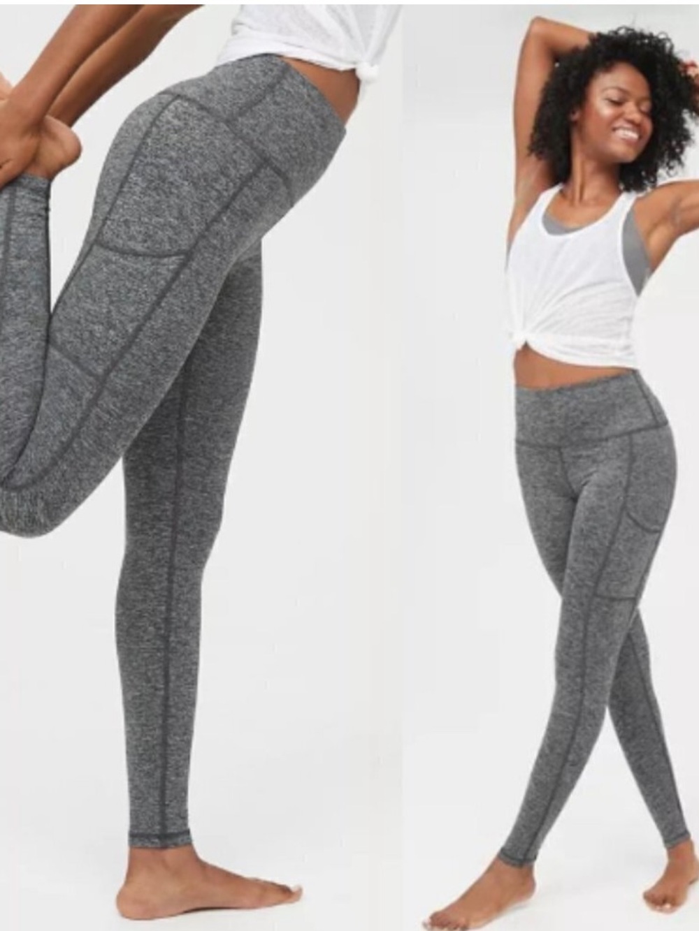 Aerie High Waisted Grey Leggings
